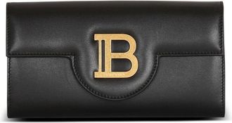 Balmain B-Buzz chain-link wallet - women - CALFSKIN - One Size - Black