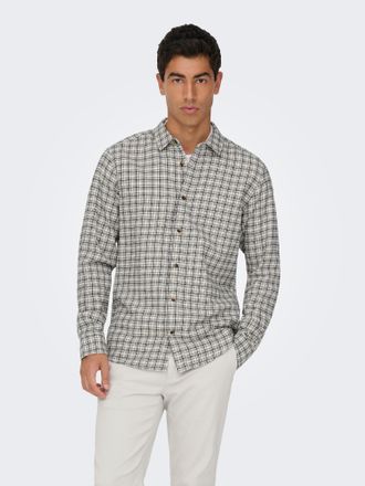 Only & Sons ONSGUDMUND LS CHECKED SHIRT NOOS