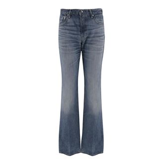 Haikure Flora Flared Jeans - Dames - Flared Jeans - Blauw - W30 - Katoen - Jeans