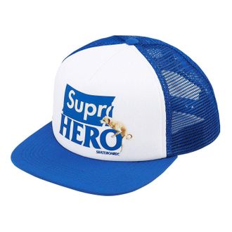 SUPREME ANTIHERO Mesh Back 5-Panel Blue White SUP-SS22-746
