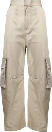 Balenciaga Wide Broeken - Dames - Wijde Broeken - Beige - XS - Broeken