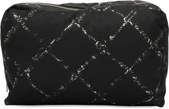 Chanel 1997-1999 Old Travel Line Nylon pouch - Black