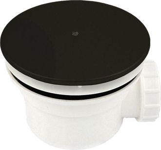 Xenz Douchebakafvoer 90 mm zwart mat