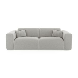 Sia Home Sof&aacute; cama express dunlopillo 140cm 3 plazas tejido trenzado gris claro