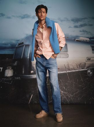 Le 31 Mens Minimalist blue jean New York fit - Straight