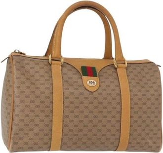 Gucci Pre-owned Handbags, female, Beige, Size: ONE SIZE Pre-owned Plastic Handbag