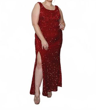 Ath&eacute;na The Kim Gown In Red