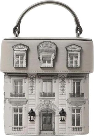 Karl Lagerfeld House Bag Crossbody met uniek design - Dames - Handtassen - Grijs - ONE Size - Tassen