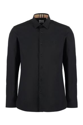 Burberry Black Slim Solid Shirt