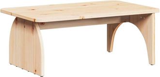 vidaXL Vidaxl - Mesa de Café Natural 80 x 50 x 31 cm Madera maciza de pino