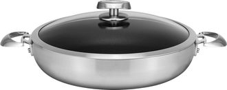 Scanpan CS+ 5.5-Quart Covered Chef Pan, Stainless Steel Nonstick, Induction Ready