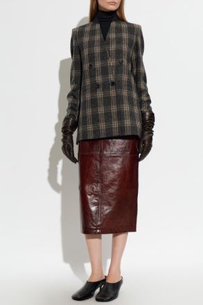 Max Mara Elmo Wool Coat, Womens, Grey