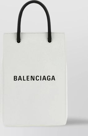 Balenciaga shopping leather phone case