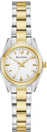 Bulova Surveyor Quartz White Dial Ladies Watch 98L331
