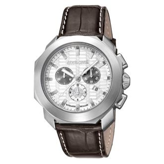 Roberto Cavalli by Franck Muller Chronograph Quartz Silver Dial Mens Watch GMLFAQ-IFADA-FM266