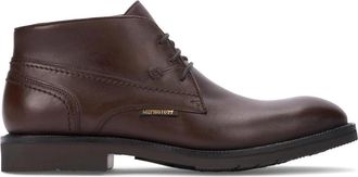 Mephisto Stijlvolle Veterschoen voor Heren - Heren - Veterlaarzen - Bruin - 46 EU - Leer - Schoenen