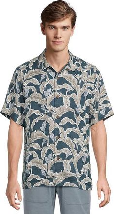 Tommy Bahama Midnight Palms Mens Clothing Kingfish : 3XL, Silk