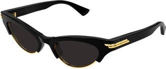 Bottega Veneta BV1431S 001 Womens Sunglasses Black Size 52