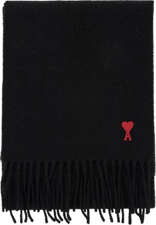 Ami De Coeur Sjaal - Heren - Wintersjaals - Zwart - ONE Size - Wol - Accessoires