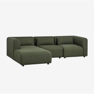 Sklum Sof&aacute; Modular Chaise Longue Izquierdo De 3 Piezas Fogler Sklum