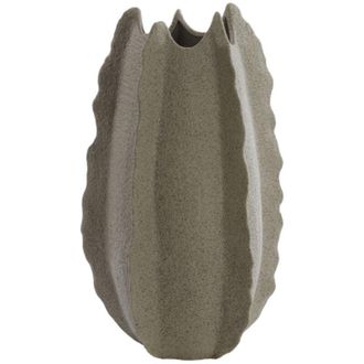 Light & Living Vaso De Cer&aacute;mica Kelapa Gris-verde - &Oslash;31x53 Cm