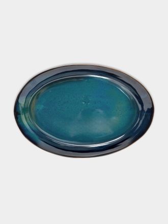 Mervyn Gers Ceramics Hand-Glazed Ceramic Large Oval Platter