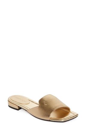 Jimmy Choo London Dina Slide Sandal in Gold at Nordstrom, Size 9Us