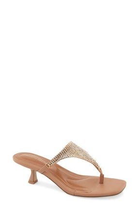 Christian Siriano Imay Kitten Heel Sandal in Tan at Nordstrom, Size 9.5