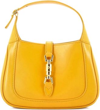 Gucci Borsa passepartout Jackie 1961 mini in pelle - Giallo