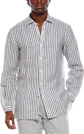 Isaia Linen Sport Shirt