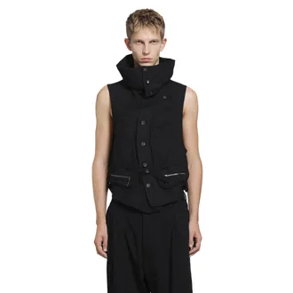Ziggy Chen High-Neck Utility Vest