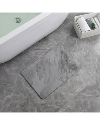 J&V Textiles Diatomaceous Quick-Drying Stone Bath Mat