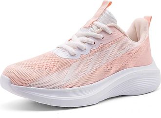 Generic 2026 Running Shoes Womens Fashion Sneakers Breathable Mesh Lightweight Comfortable Walking for Women Casual Athletic Footwear (3.5) Pink