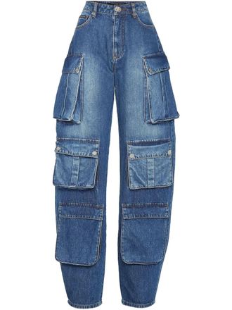 Philipp Plein Jeans con tasche - Blu