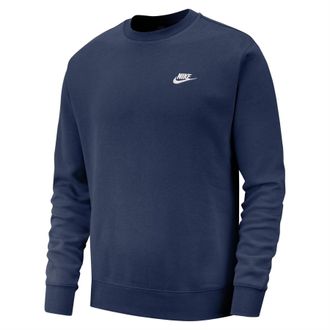 Nike Heren sportkleding: Club-fleece-sweatshirt (Middernacht marine)
