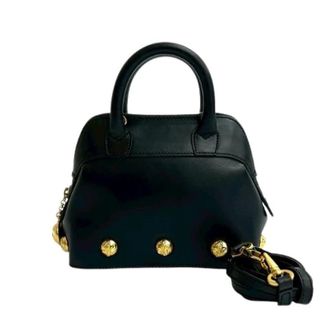 Ferragamo Pre-owned Leder 2way Mini Handtas - Dames - Pre-owned - Zwart - Maat: ONE Size Leer