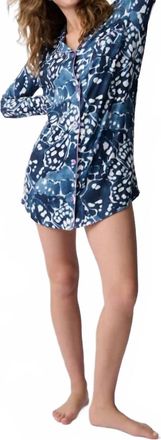 PJ Salvage Spread Your Wings Nightshirt In Navy