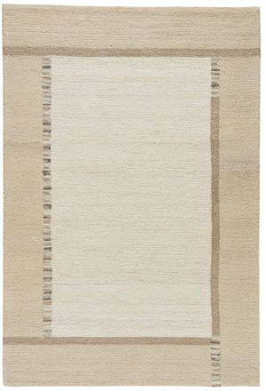 Natur Pur Alfombra de sal&oacute;n tejida a mano - blanco 70x140 cm