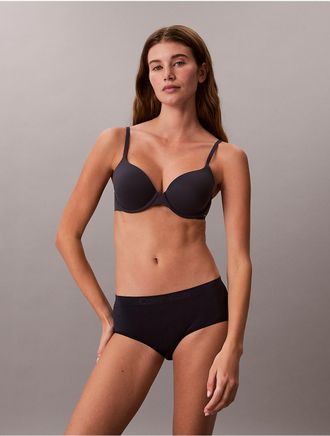 Calvin Klein Womens Bonded Flex Boyshort - Navy - XL