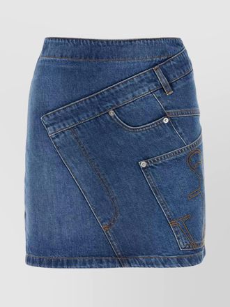J.W.Anderson denim twisted mini skirt