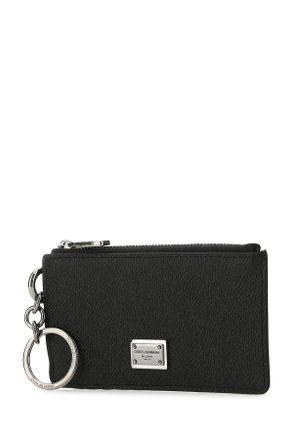 Dolce & Gabbana Textured Leather Wallet - Black