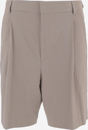 HUGO BOSS Mens Shorts Stretch Cotton Beige