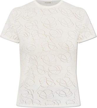 By Malene Birger Brit T-shirt - Dames - T-shirts - Wit - XS - Katoen - Tops