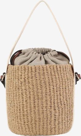 Chloé Geflochtener Korb aus Papier Woody Small