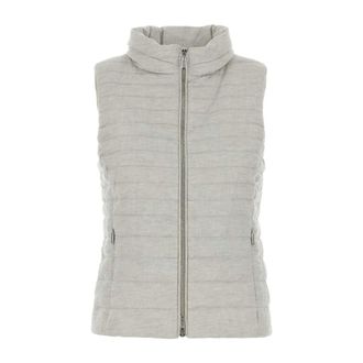 Moorer Vests, female, Gray, Size: 2XS Villan Down Jacket