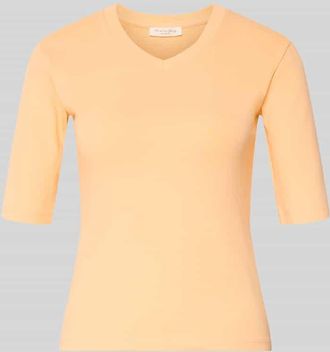 Christian Berg T-Shirt mit Rundhalsausschnitt in Dunkelorange, Gr&ouml;&szlig;e XXL