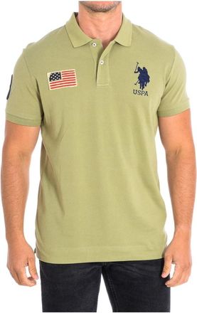 U.S.Polo Association Polo Shirts - Heren - Polos - Groen - M - Katoen - Tops