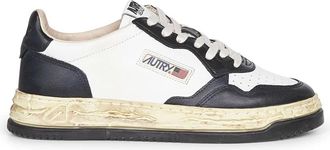 Autry Medalist Low Super Vintage - Heren - Sneakers - Wit - 46 EU - Katoen - Schoenen