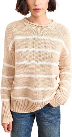 La Ligne Marina Sweater in Camel/cream at Nordstrom, Size X-Small