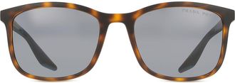 Prada PS A08S Polarized U61144 Mens Sunglasses Tortoiseshell Size 56